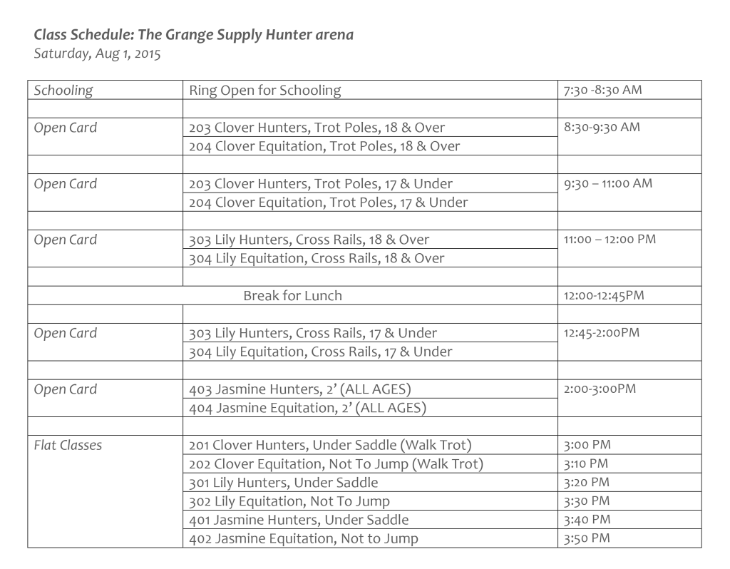 Hunter-Class-Schedule-2015